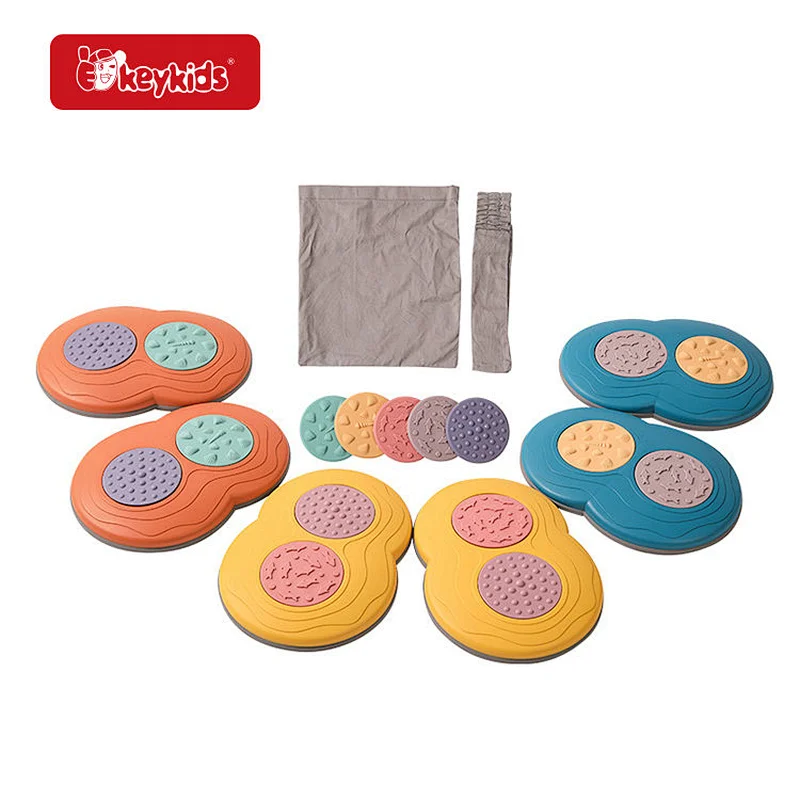 Sensory play equipment toys balance stepping stones for toddlers W01F123
